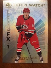 2017-18 UD Hockey SP Authentic Spectrum FX Future Watch #S-41 Janne Kuokkanen