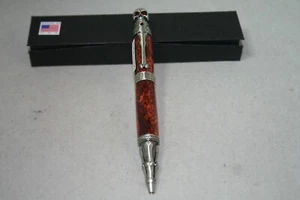 Handgefertigter geschmolzener Bronze-Schädelstift mit Geschenkbox und zusätzlicher Mine - Bild 1 von 6
