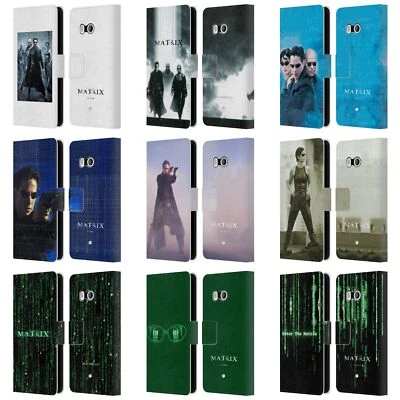 OFFICIAL THE MATRIX KEY ART LEATHER BOOK WALLET CASE COVER FOR HTC PHONES 1 - Image 1 of 4