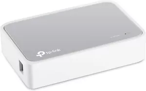 TP-LINK 5 Port Fast Ethernet 10/100Mbps Network Switch Desktop RJ45 - TL-SF1005D - Picture 1 of 2