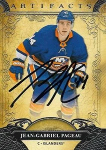 Jean-Gabriel Pageau Autograph Auto 2020 Upper Deck Artifacts NY Islanders Card - Picture 1 of 1