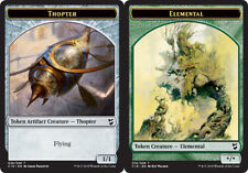MTG 10 Elemental // Thopter (026) Double-sided Token, NM-Mint, English Commander