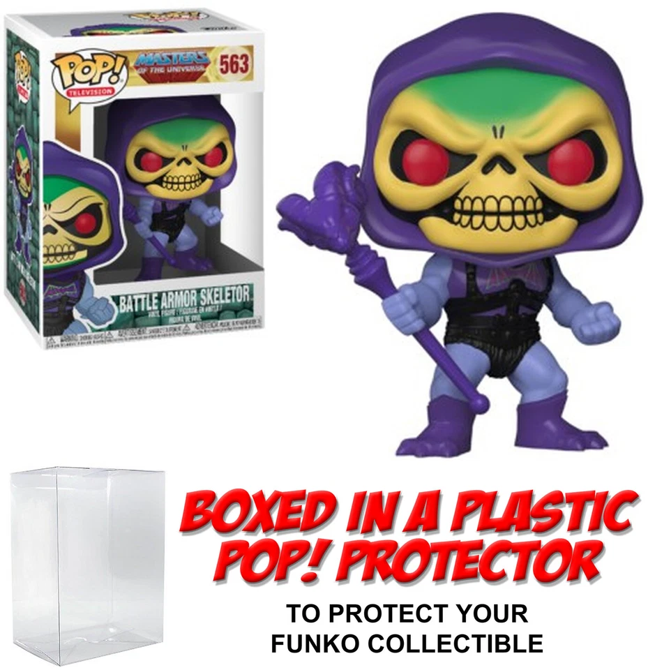 Funko POP! Televisión ~ FIGURA DE VINILO BATTLE ARMOR SKELETOR (#563) con estuche ~ MOTU Foto 1 de 1