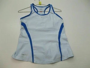 Nike Tanktop Damen Größe S 4 sportlich FIT DRI Intern Top Stretch blau #TY2172 - Bild 1 von 6