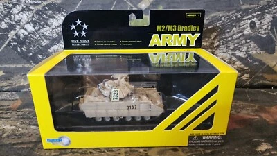 DRAGON FIVE STAR 1/72 EXÉRCITO DOS EUA M2 M3 BRADLEY TANQUE MILITAR FUNDIDO 2004 60101 C2 - Imagem 1 de 4