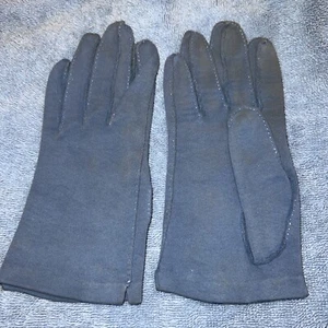 Vintage Wear Right #120 Cotton Gloves Size 7 Blue - Picture 1 of 3