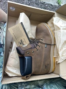Red Wing Irish Setter 83614 Hopkins Waterproof Boots - Comp Toe - Size 9.5 WW - Picture 1 of 9