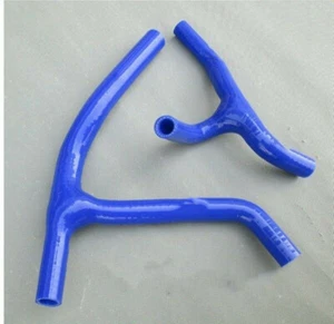 Manguera refrigerante radiador silicona azul para Kawasaki KXF450 KX450F 2006 2007 2008 - Imagen 1 de 3