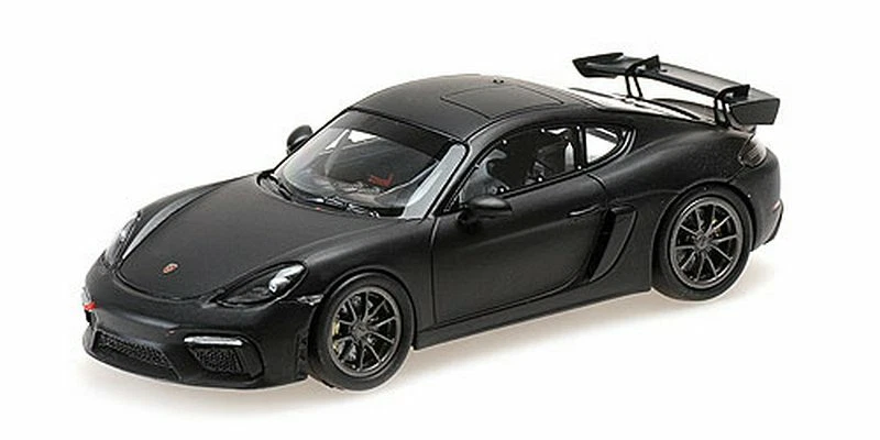 Porsche 718 Cayman GT4 Plain Body 2020 Matt Black 1:43 MINICHAMPS 410196101 - Immagine 1 di 1