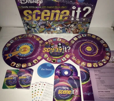 Disney Scene It? DVD Family Board Game by Mattel - 2004 Edition - Complete Pixar - Image 1 of 4