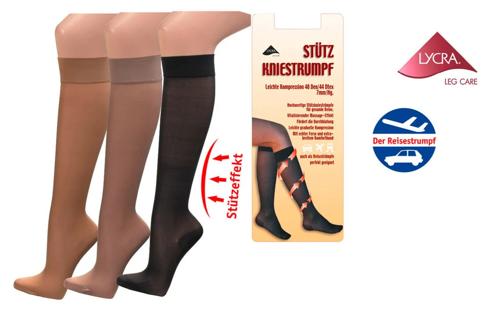 Feinkniestrümpfe perle KniefeinStrümpfe reisestrümpfe Diamant schwarz Damen-1790 - Bild 1 von 2