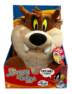 Muñeco de peluche Talking Taz Tasmanian Devil 12" Looney Tunes - Imagen 1 de 1
