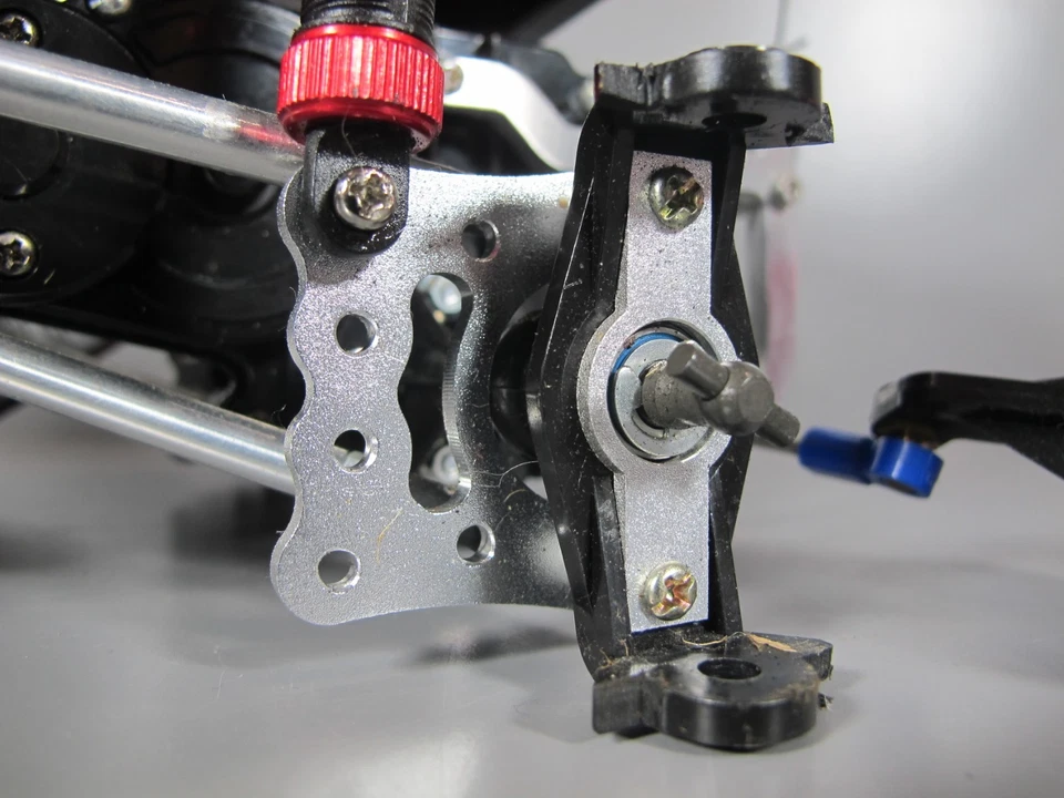 Front Rear Axle Linkage Shock Convert Plate Set Tamiya 1/10 Clodbuster Bullhead - Image 1 of 4