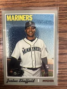 2019 Topps Heritage #THC-525 Justus Sheffield Chrome #/999 - Picture 1 of 2