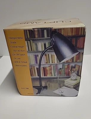 Lámpara Intertek Vintage Clip Níquel CLC-108 40w Bombilla No Incluye caja abierta clc-108 Foto 1 de 4