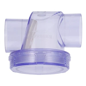 12.7X10.0X10.0 cm PVC Transparent Check Valve for Sewer Pipe and Drainage System - Picture 1 of 12