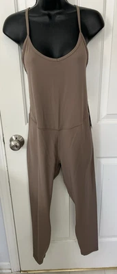 LULULEMON выровнять крест назад боди 25» комбинезон серо-коричневый 12 эластичной W1EU9S новый с Ярлыками - Изображение 1 из 4