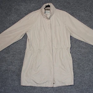 Orvis Womens XL Lightweight Beige Jacket Coat Full Zip Fishing Packable Hoodie - Picture 1 of 9