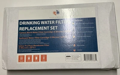 Aquaboon 7Pack Filters Premier 1 Year 5 Stage Reverse Osmosis Replacement Filter - Image 1 of 4