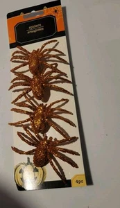 Gold Glitter Spider Clip-on Scary Tarantula Halloween Prop - Picture 1 of 1