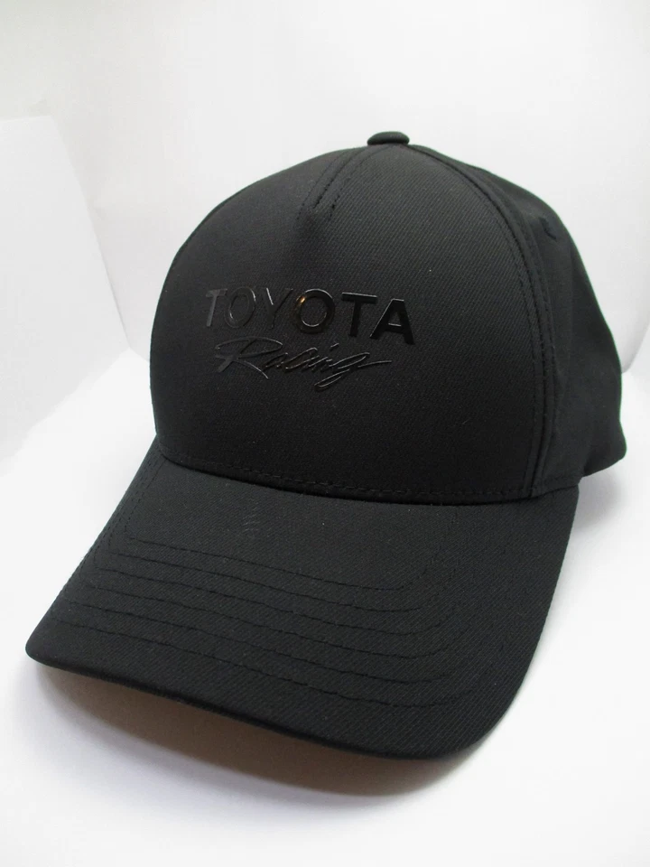 TOYOTA RACING Gorra/Sombrero Ajustable Adulto Auténtico Negro sobre Negro Foto 1 de 4