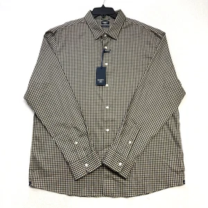 Camisa Faherty Hombre’s Reserve Movement XXL Marrón Negra Cuadros Elastizada $158 Nueva con Etiquetas Nueva - Imagen 1 de 6