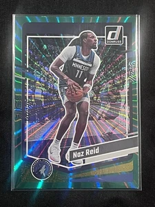2023-24 Donruss #86 Naz Reid Green Laser Holo Timberwolves - Bild 1 von 2