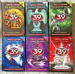 Lot of 6 39 Clues Cahills vs Vespers 1-6 * Gordon Korman * TPB 1-5 have cards - Bild 1 von 2