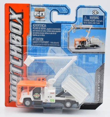 Matchbox Working Rigs MBX B.K.T. Camion 9500 bianco. Blister - Immagine 1 di 2