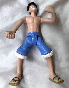 2005 Eiichiro One Piece Luffy Action Figure Rubber Arms - Picture 1 of 2