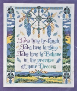 Dream Catcher Believe in the Promise Kit Punto de Cruz Contado Diseño Funciona 9850 - Imagen 1 de 6
