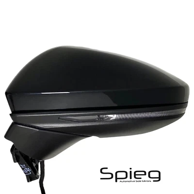 Side Mirror for 2019-2024 Audi A6 Quattro S6 with Power Fold 12wires Driver Side - Image 1 of 4