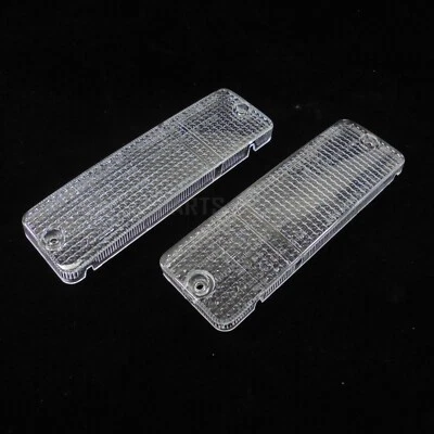 适用于丰田 RN40 LN40 LN45 拾音器 2WD 1982 - 1983 前灯制动器透明镜片对 — 第 1/4 张图片