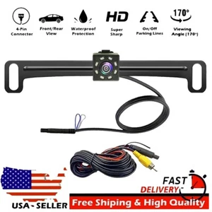 Rear Front View Camera Backup License Plate Night for ALPINE ILX-W650 ILXW650 - Picture 1 of 6