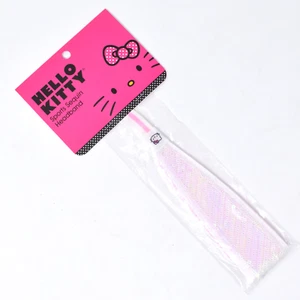 Cerchietto Hello Kitty sportivo paillettes perlato Kidcore Sanrio icona scintillante nuovo - Foto 1 di 9
