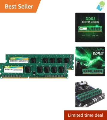 16GB 1600MHz UDIMM DDR3 RAM for Desktops - Reliable and Durable Upgrade Solution - Image 1 of 4