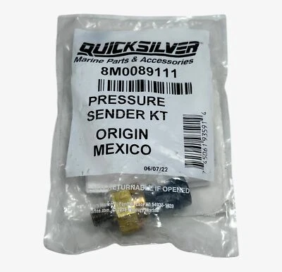 Mercury Quicksilver 8M0089111, Kit de transmisor de sensor de presión de agua, OEM Foto 1 de 3