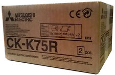 Mitsubishi K60 5x7" Print Kit (CK-K75R) , 2 rolls of paper & ribbon per box