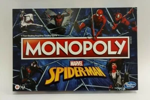 Monopoly Marvel Spider-Man Edition Board Game Hasbro 2021 New Free Shipping - Picture 1 of 2