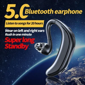 M-800 Bluetooth V5.0 Waterproof Earpiece with Noise Cancelling Mic Single Ear - Zdjęcie 1 z 17