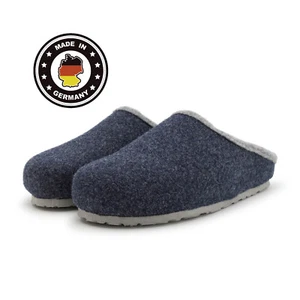 Filzclogs Hausschuhe Herren Damen Filzhausschuhe Fußbett Filzpantoffel 37-47 Neu - Bild 1 von 49
