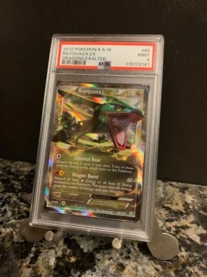 PSA 9🔥RAYQUAZA - Dragons Exalted 85/124 - Rayquaza EX - Ultra Rare - Image 1 of 2