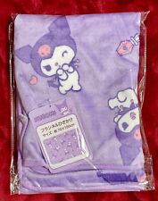 Kuromi Flannel Blanket 100x70cm Sanrio Characters Fluffy from Japan