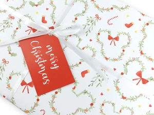 Disney Christmas wrapping paper | Mickey quality gift wrap + tag | Recyclable - Picture 1 of 5
