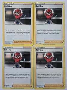 POKEMON : 4x Ball Guy ... Shining Fates ... #57/72 ... ENG ... NM - Picture 1 of 1