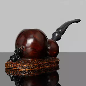 Briar High-End Pfeife Glattpfeife Handarbeit Ungeraucht Tabakpfeife Sammlerpfeife - Bild 1 von 5