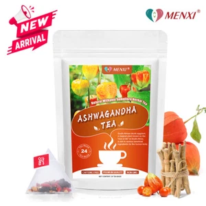 Organic Ashwagandha Tea - 24 Days (Pyramid Tea Bags) | Stress & Anxiety Relief - Picture 1 of 7