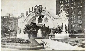 Postal Liberty Truth Justice Equality Monument Cleveland Ohio - Imagen 1 de 10