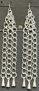 Ohrhänger auf Fisch Haken Sterlingsilber Pl Made in USA von OSC NEU - Bild 1 von 4