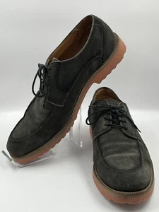 Studio Belvedere London II Derby Oxfords Size 9 D Dark Charcoal Grey Suede. - Picture 1 of 15